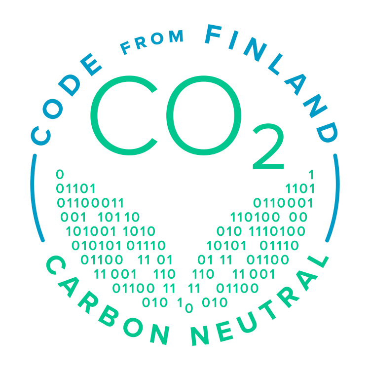 Code from Finland carbon neutral label.