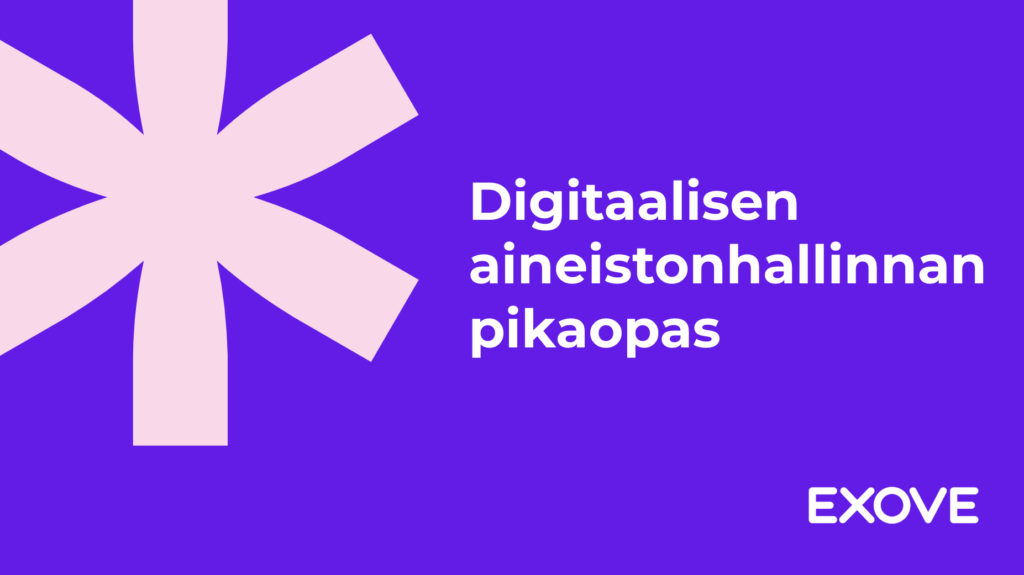 Digitaalisen aineistonhallinnan pikaoppaan banneri